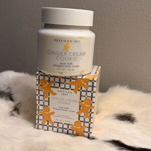 Beekman 1802 Ginger Cream Cookie Goat Milk Whipped Body Cream - 8 oz. Jar